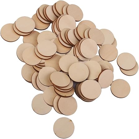 Amazon Freneci 100ピース 木材 木 輪切り 木片 天然木 木製スライス 未塗装 Diy工芸品 デコレーション 手芸用 Diyクラフト 30mm ホビー用素材 通販