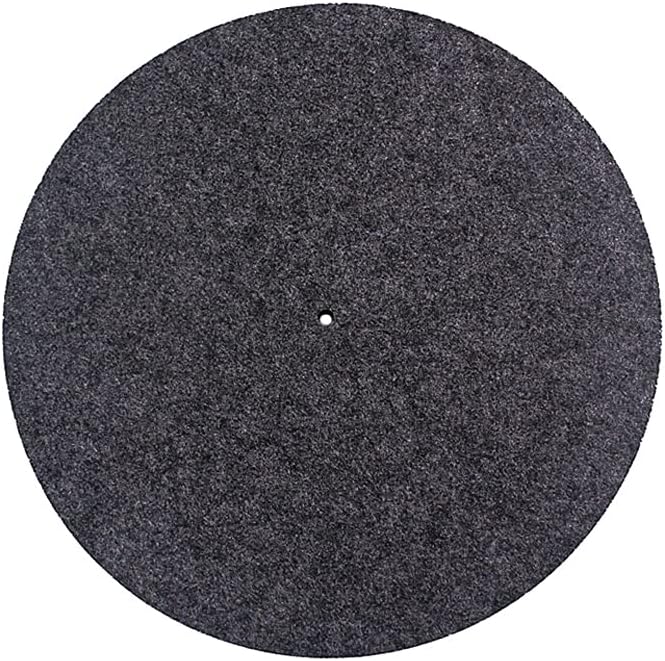 Alnicov 2MM Thick AntiStatic Felt Platter Turntable Mat AntiVibration