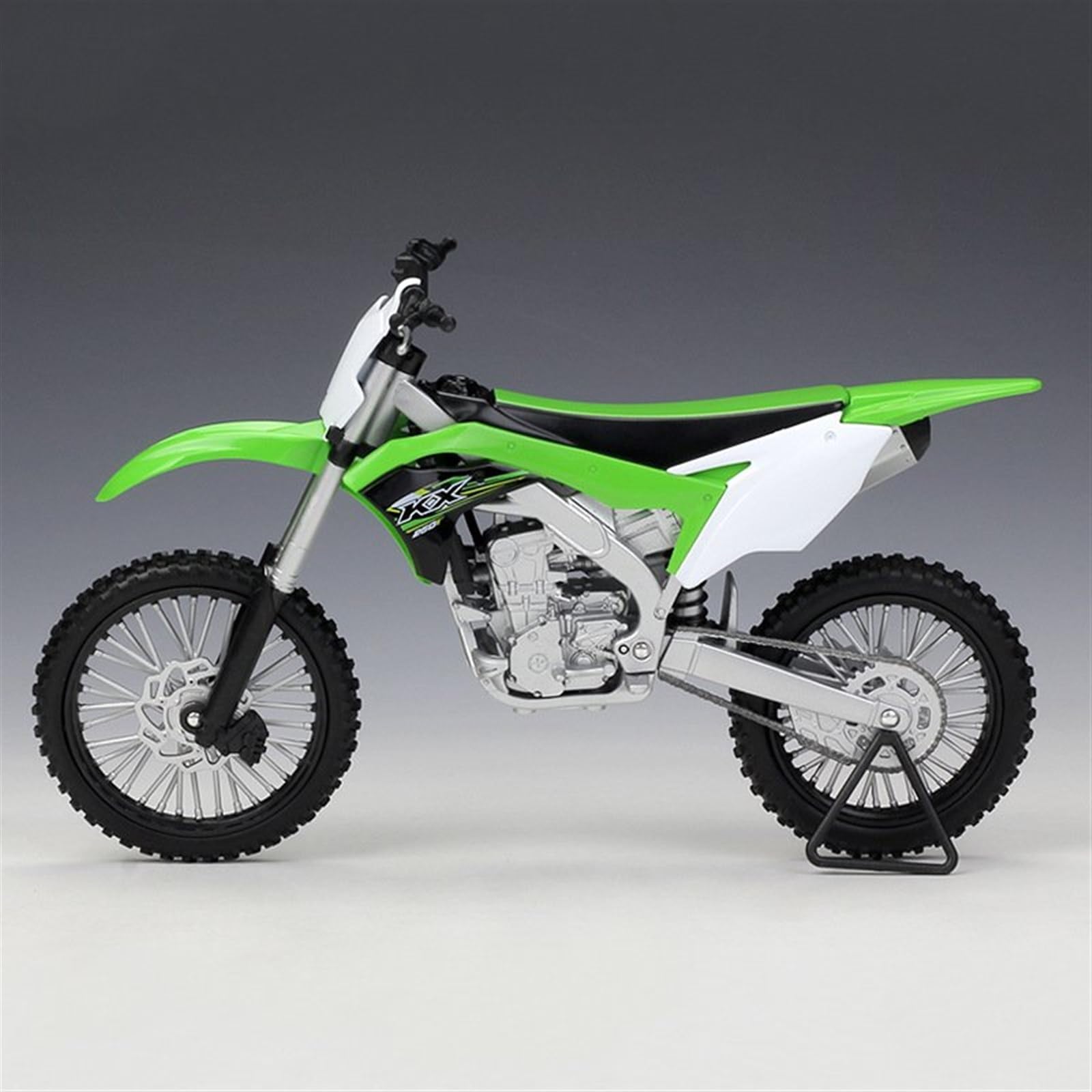 Modello Modello Di Moto In Lega Simulazione Auto Giocattolo 1/10 Per Kawasaki KX250 F 2017(With foam box)