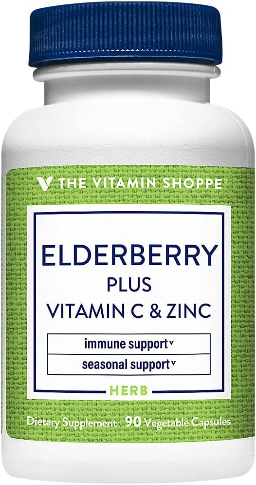 The Vitamin Shoppe Zinc - Immune Support, Skin Health & Antioxidant Protection, Essential Mineral (90 Capsules)