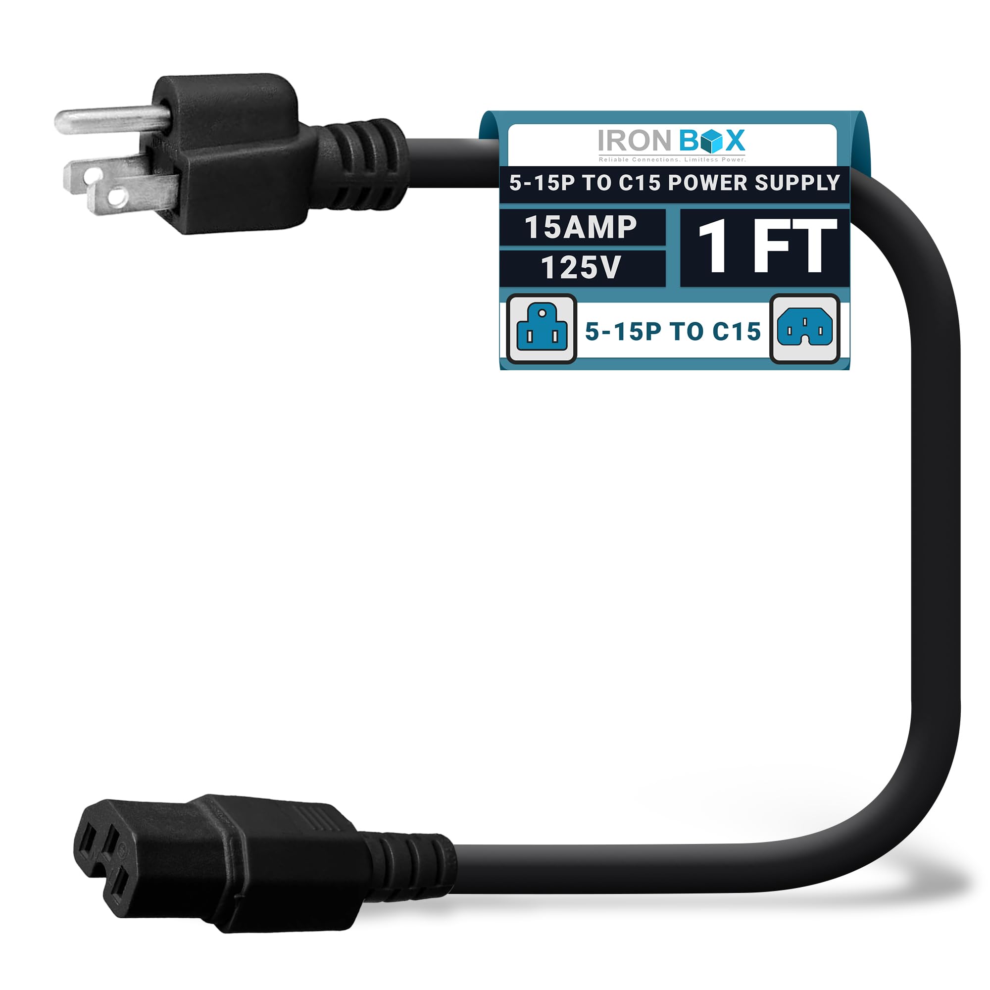Amazon.com: IronBox Electric - Heavy-Duty 5-15P to C15 Power