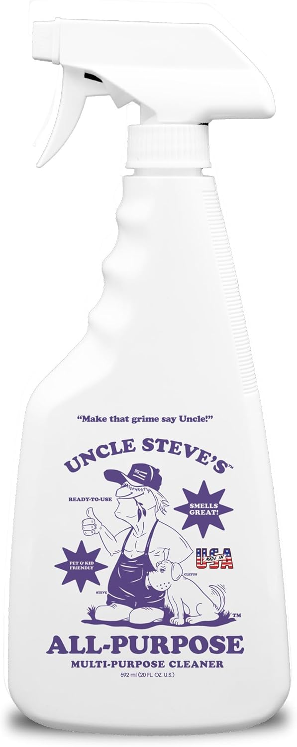 UNCLE STEVE'S® All-purpose Cleaner - Made in the USA - Pet & Kid Friendly - Eco-Friendly - Non-Toxic (4, 1 Gallon)
