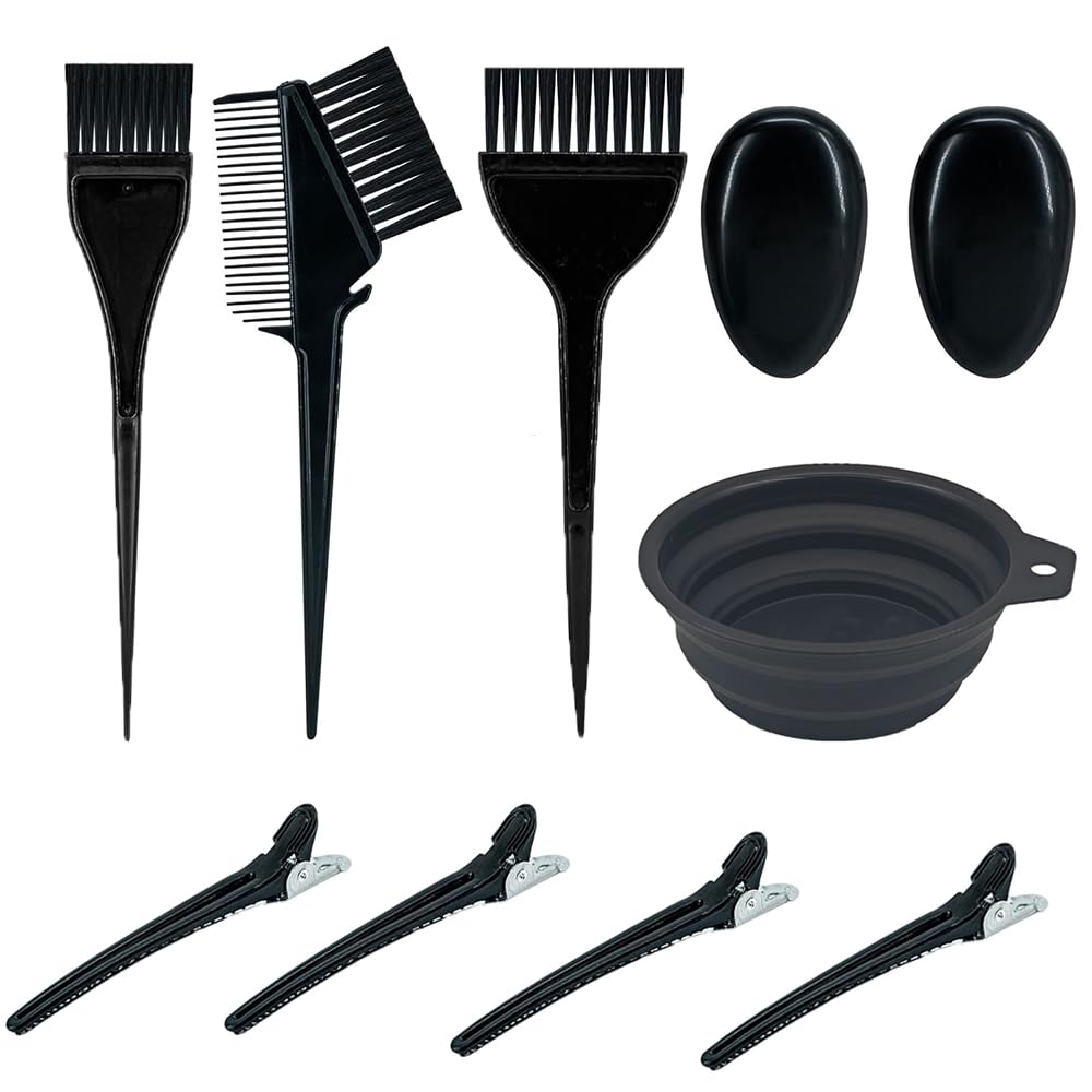 Amazon.co.jp: ZJYCLY ヘアカラー 道具 10点セット 毛染めブラシ 髪