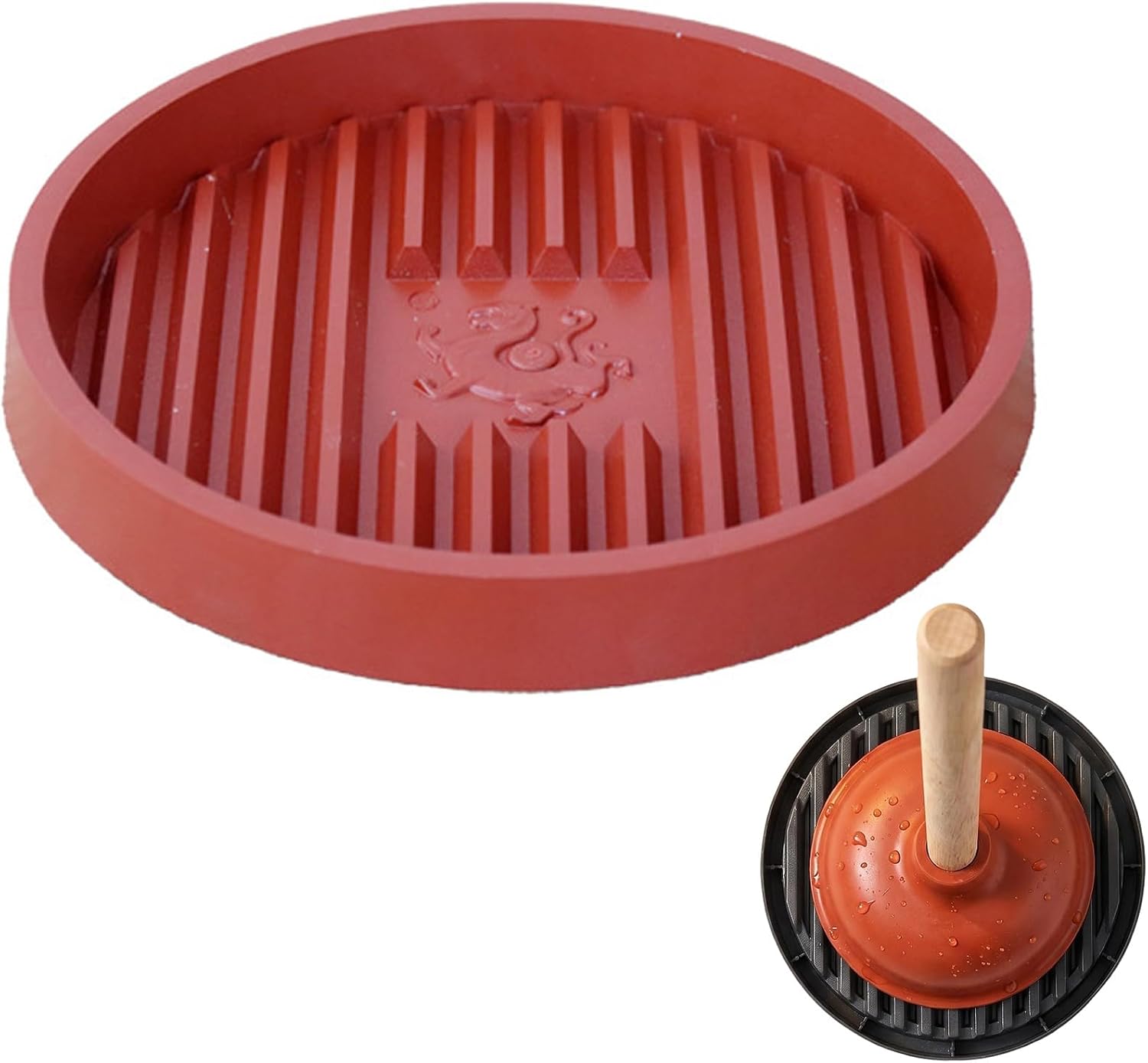 Plunger Holder Plastic Plunger Mat Toilet Plunger Tray