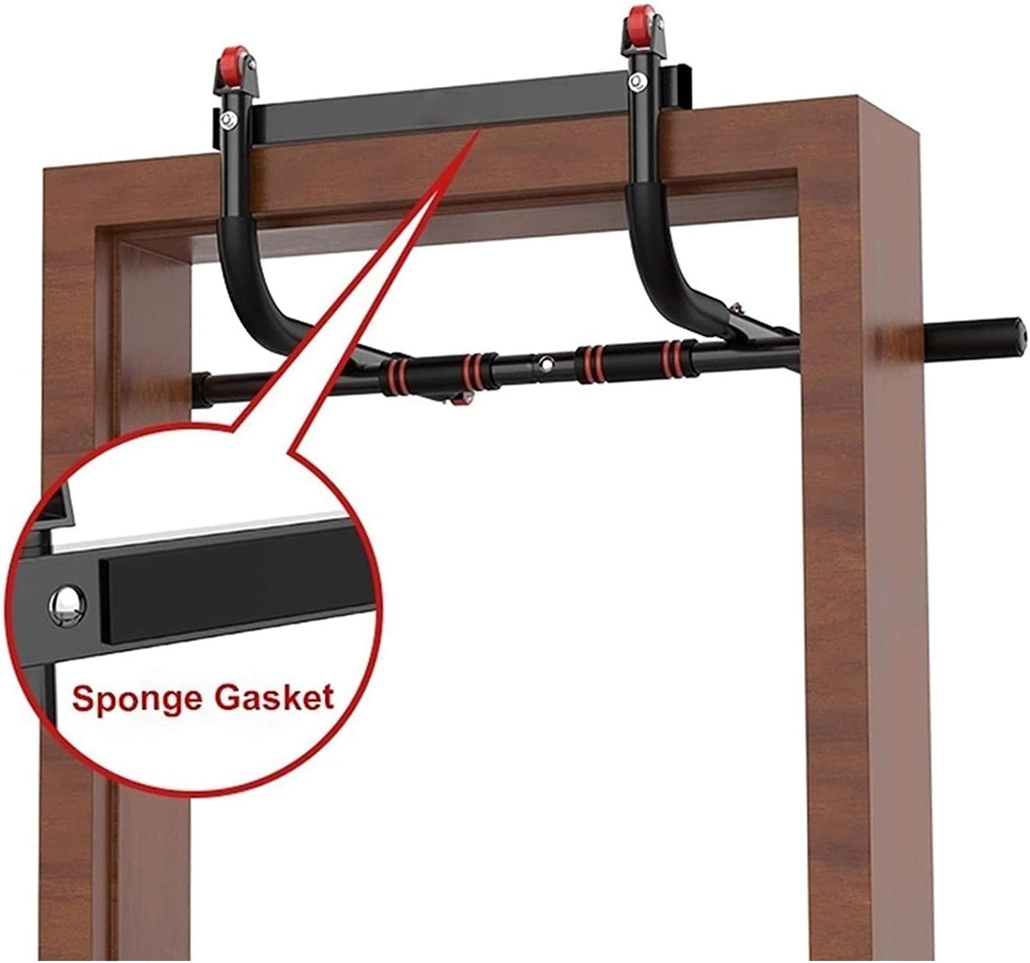 Indoor Fitness Door Frame Pull Up Bar Wall Chin Up Bar Adjustable Training Horizontal Bar Home Adults Workout Fitness Equipments
