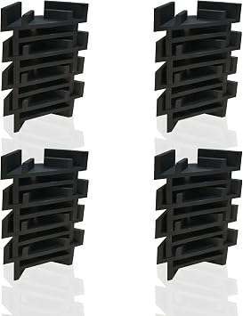 PIAOLGYI 16 Pcs Tray Stackers for Harvest Right Freeze Dryer Accessories Compatible with Harvest Right Trays,BlackONLY Tray Stackers