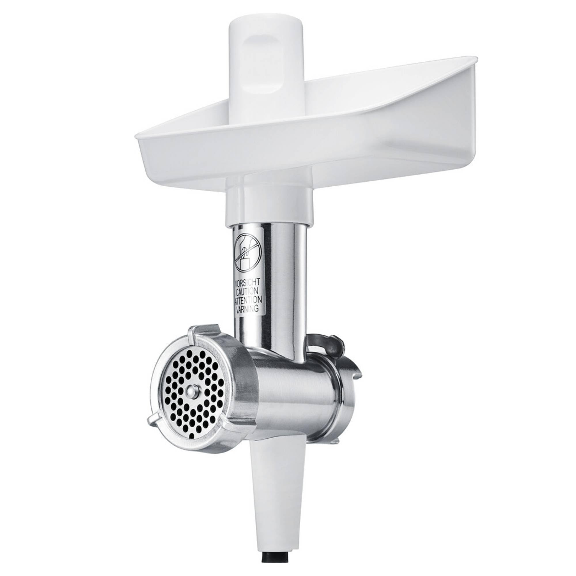 Bosch - Picadora de carne, Accesorio MUM Serie 2, Blanco y Acero, MUZS2FWW