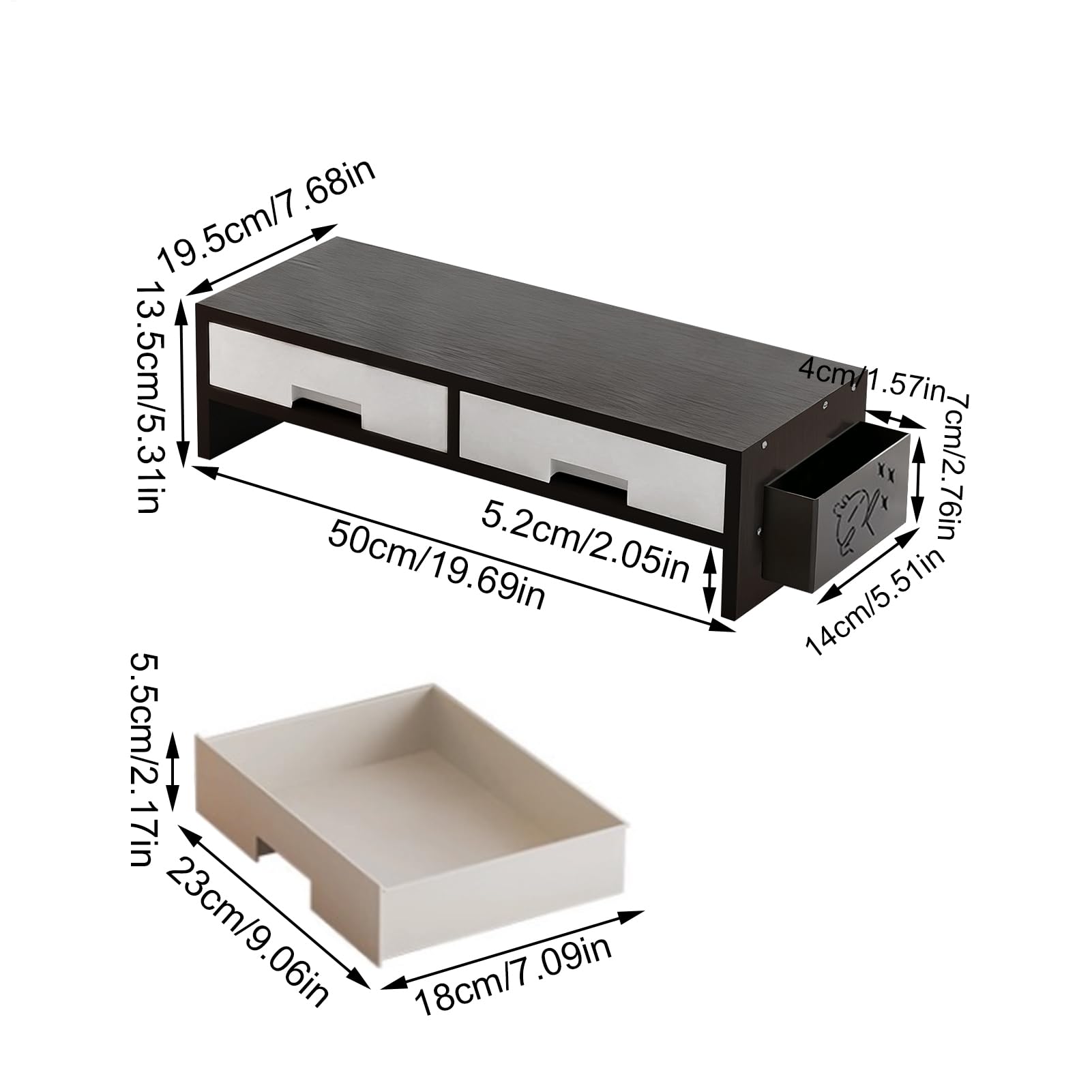 Base Per Alzare Il Monitor Supporto Robusto Con Estensione Regolabile E | Alzaschermi Per Computer Per Uffici Domestici Studio Interno Camera Da Stanza
