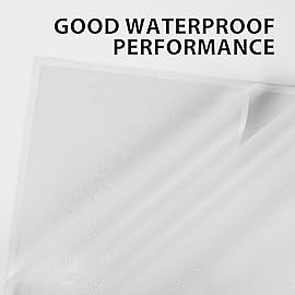 FUHITIM 20 Sheets Flower Wrapping Paper - Waterproof Floral Bouquet Packaging Paper for DIY CraftsFlorist Supplies Packaging Paper for Wedding Birthday Gift (Translucent White)