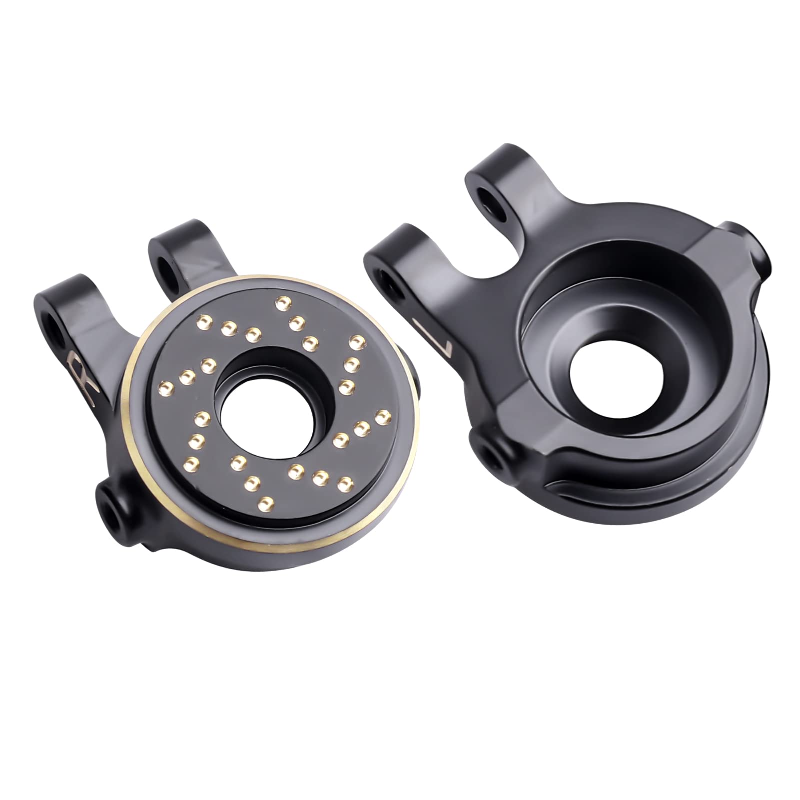 Brass Steering Blocks Knuckle For 1/18 RC Crawler Traxxas TRX4m TRX4-M...