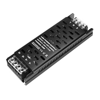 24V 100W Power Supply 100V-125V AC to 24V DC Converter,Quiet and Small LED Driver, Transformer Low Voltage Output for Strip Light,Lamp,Radio