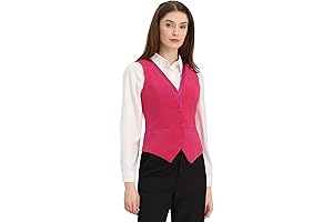 Hot Pink Velvet Waistcoat