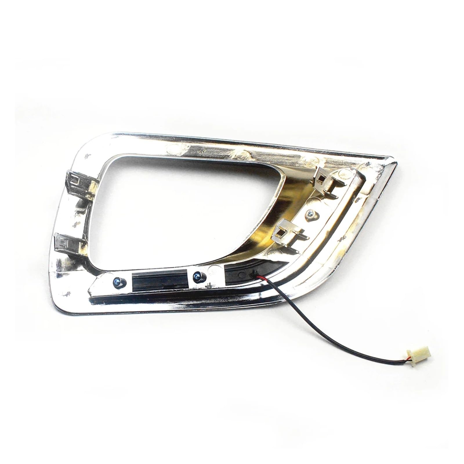 XCZPRKMXY LED DRL Daytime Running Light Front Fog Lamps with Turn Signal Assembly Compatible With Nissan Navara NP300 2015 2016 2017 2018 Silver