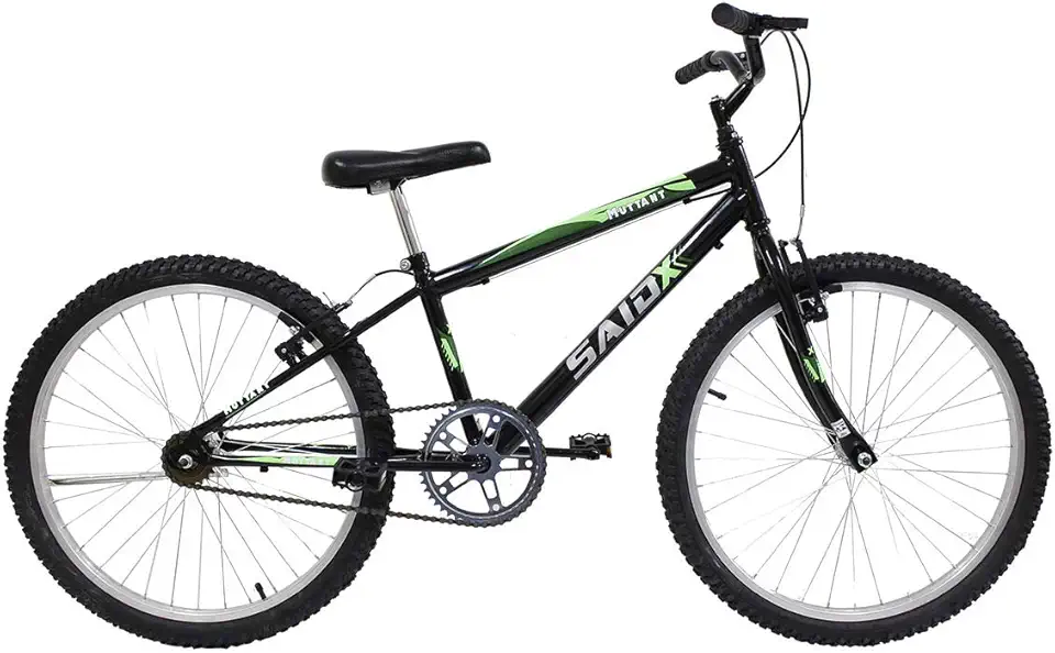 Bicicleta Aro 24 Masculina Mono Sem Marcha Saidx (Preto)
