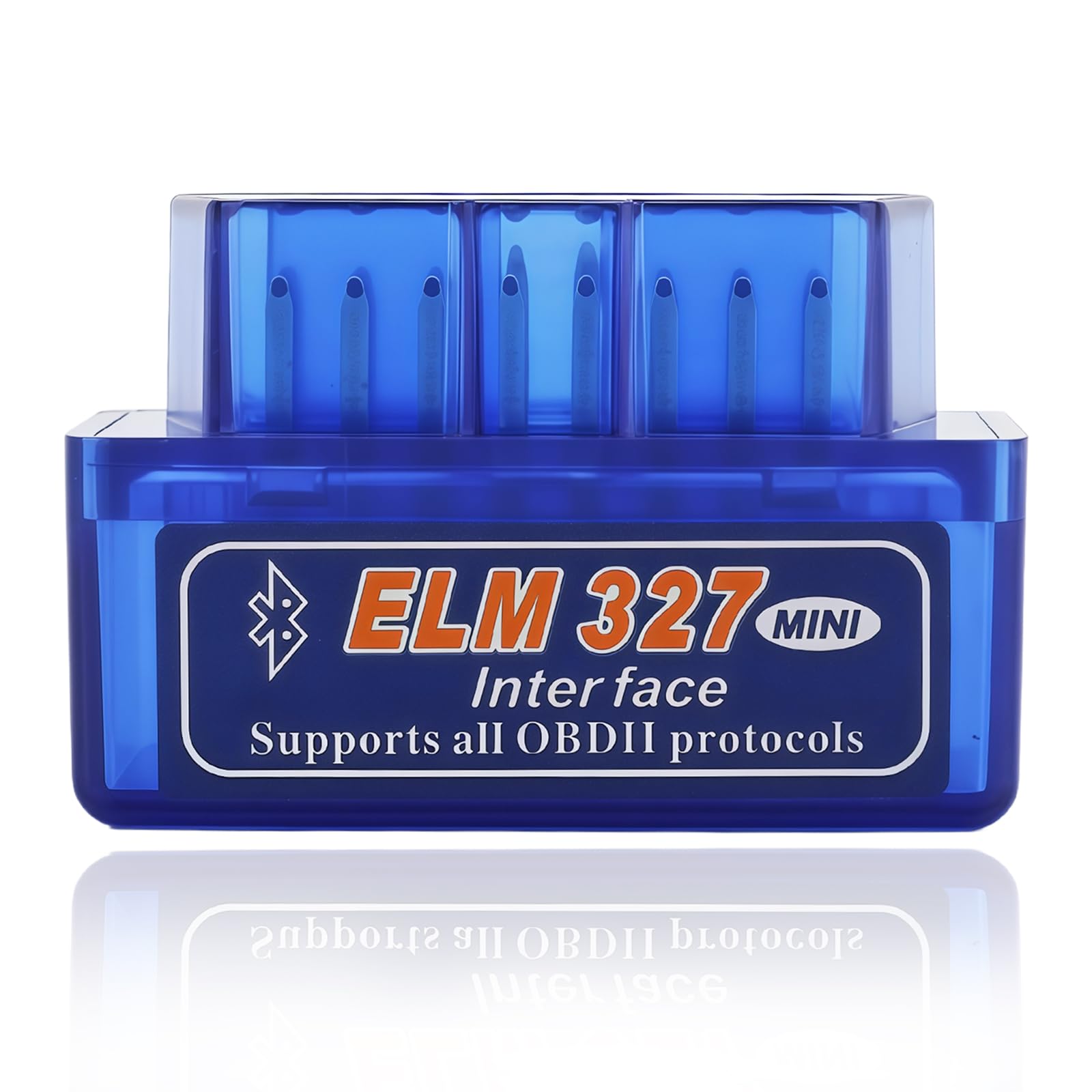 ELM-327 OBDII Car Auto Diagnostic Scanner, Mini ELM-327 OBD2 Bluetooth Scan Tool Code Reader,Car Diagnostic Scan Tool,Wireless Interface OBD II Auto Car Failure Detector for Android Windows (1PC)