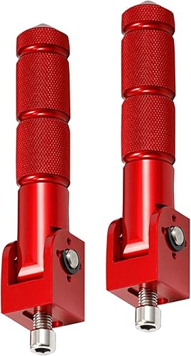 Tongze Estriberas universales de motocicleta de 0.315 in estriberas plegables para pasajeros con aluminio CNC para motor eléctrico Bicicletas ATV