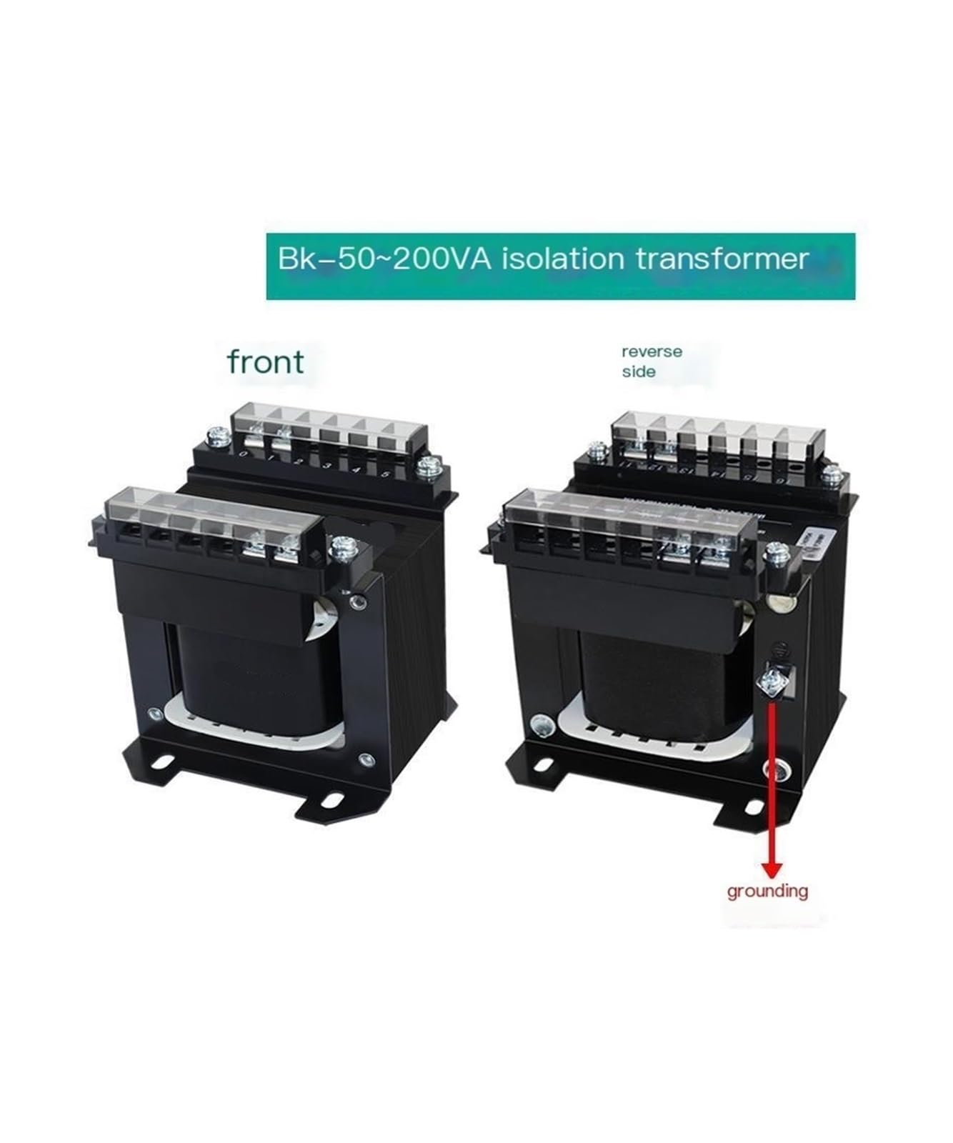 Transformador de aislamiento monofásico BK de 220 a 220 V(BK 150VA 220 to 220 isolation)