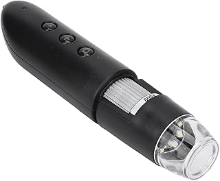 Skin Hair Detector, Wireless Digital Microscope Camera USB Skin Diagnosis Hair Follicle Analyzer, WiFi Handheld Skin Hair Scalp Detector, 800X Magnification Beauty Microscope