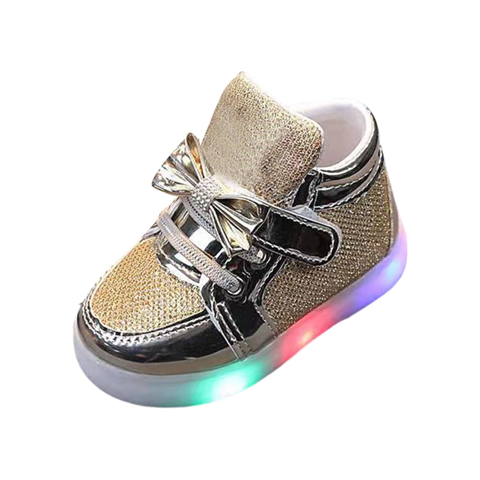 Chaussures de tennis pour filles - Lumière LED - Chaussures décontractées pour enfants - Sandales souples pour enfants - Chaussures de sport pour fille - Chaussures de basket-ball