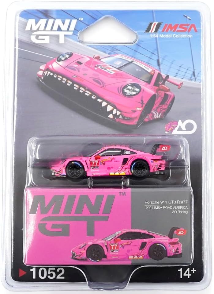 MINI GT 1:64 Porsche 911 GT3 R #77 