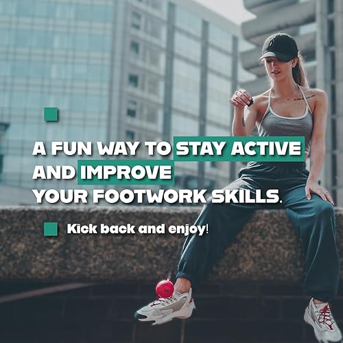 Miniatura 4 de Blue Orange FootzyBall - Pelota retráctil de estilo libre, para niños o adultos, juego activo de interior y exterior para todas las estaciones,