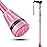 HEALTHBAZAAR All Terrain Walking Cane for Men & Women, Lightweight, Foldable, Adjustable, Shock Absorption, Collapsible Walking Stick for Seniors & Adults (Pink)