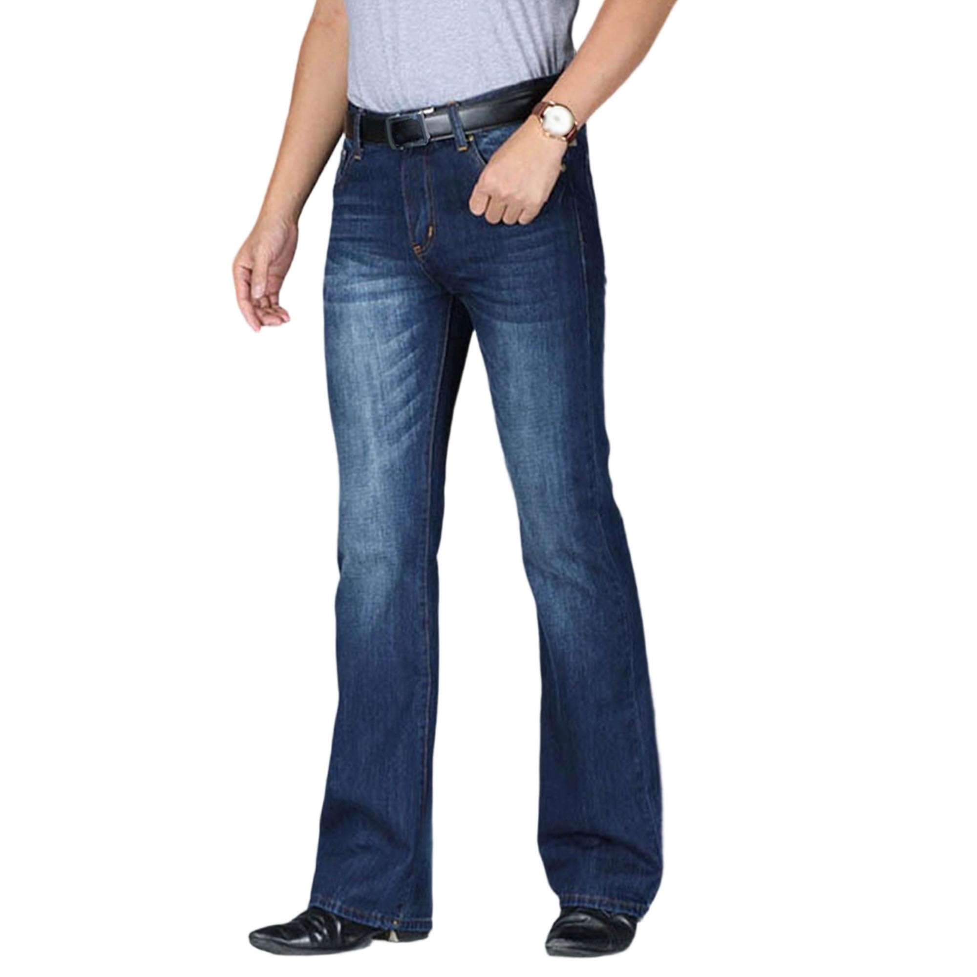 Jeans vintage coupe ajustée évasée et authentique bas cloche - 8