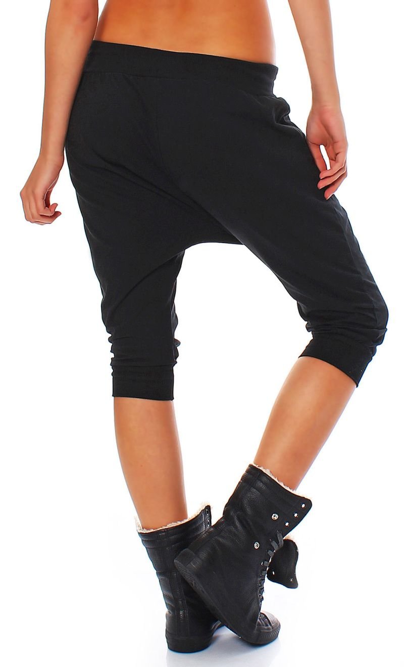 Malito Corto Baggy pantalón Verano Harem Boyfriend Aladin Yoga 20026 Mujer Talla Única