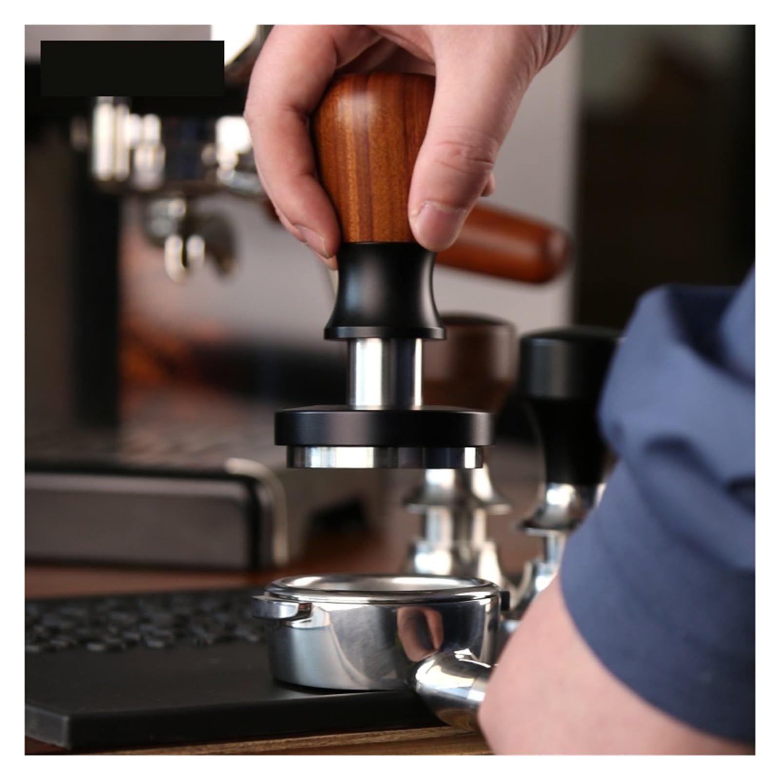 Compatibile con pressino for caffè a pressione costante da 30 libbre attrezzo professionale for baristi a molla calibrata(58.3MM Flat Base)