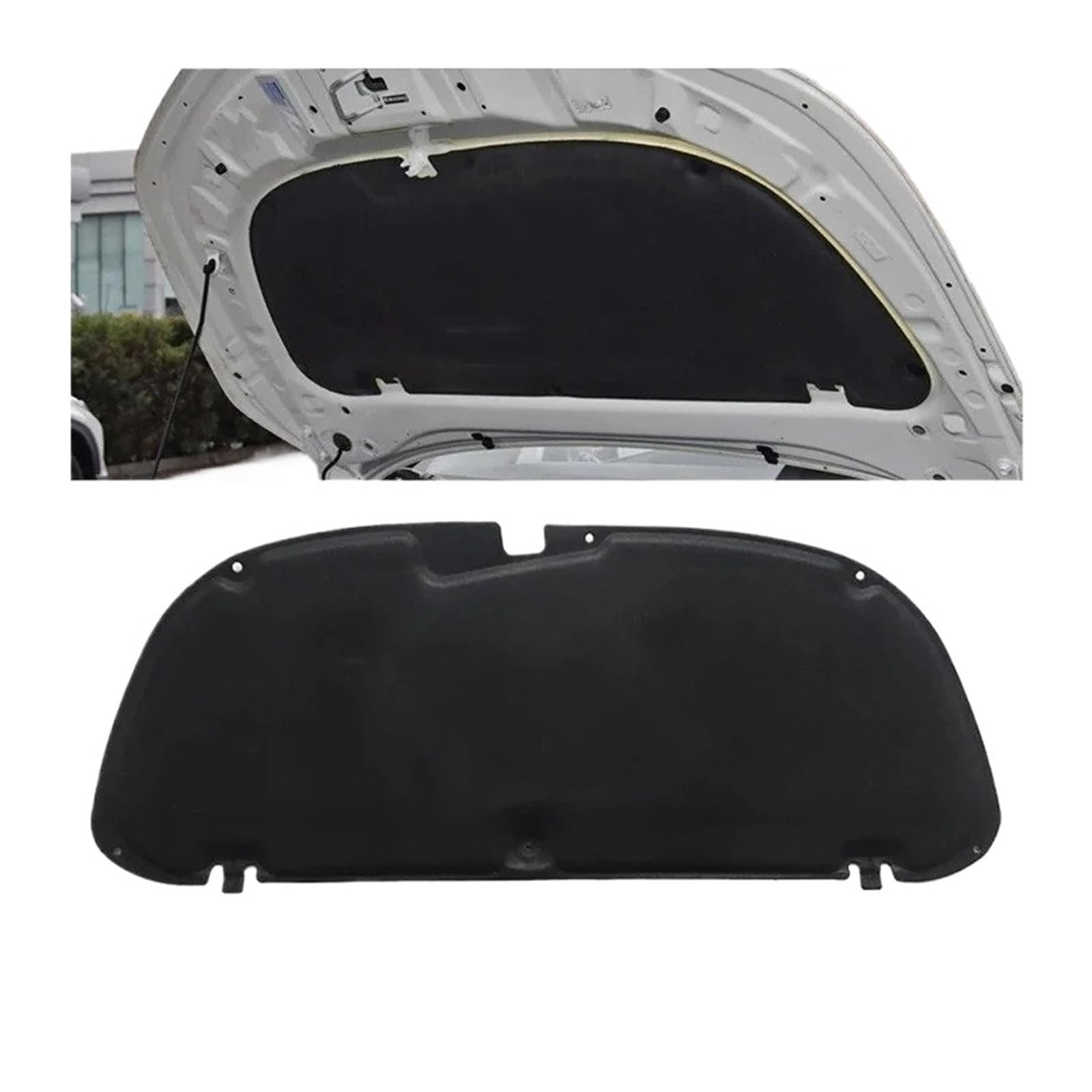 Lhdktee Type A For Toyota For Corolla E210 Gt 2019 2020 2021 2022 2023 2024 Heat Insulation Cotton Mat Fireproof Cover Sound Car Engine Hood Pad Engine Insulation Pad