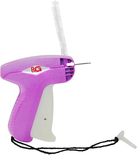 Miniatura 8 de PAG Pistola de etiquetado estándar para ropa con 5 agujas y 2000 sujetadores de púas de 2 pulgadas, morado