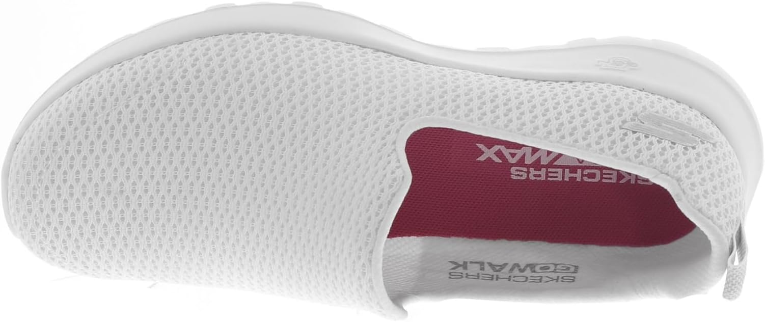 Skechers Women's Go Walk Joy Sneaker, White, 6.5 Narrow