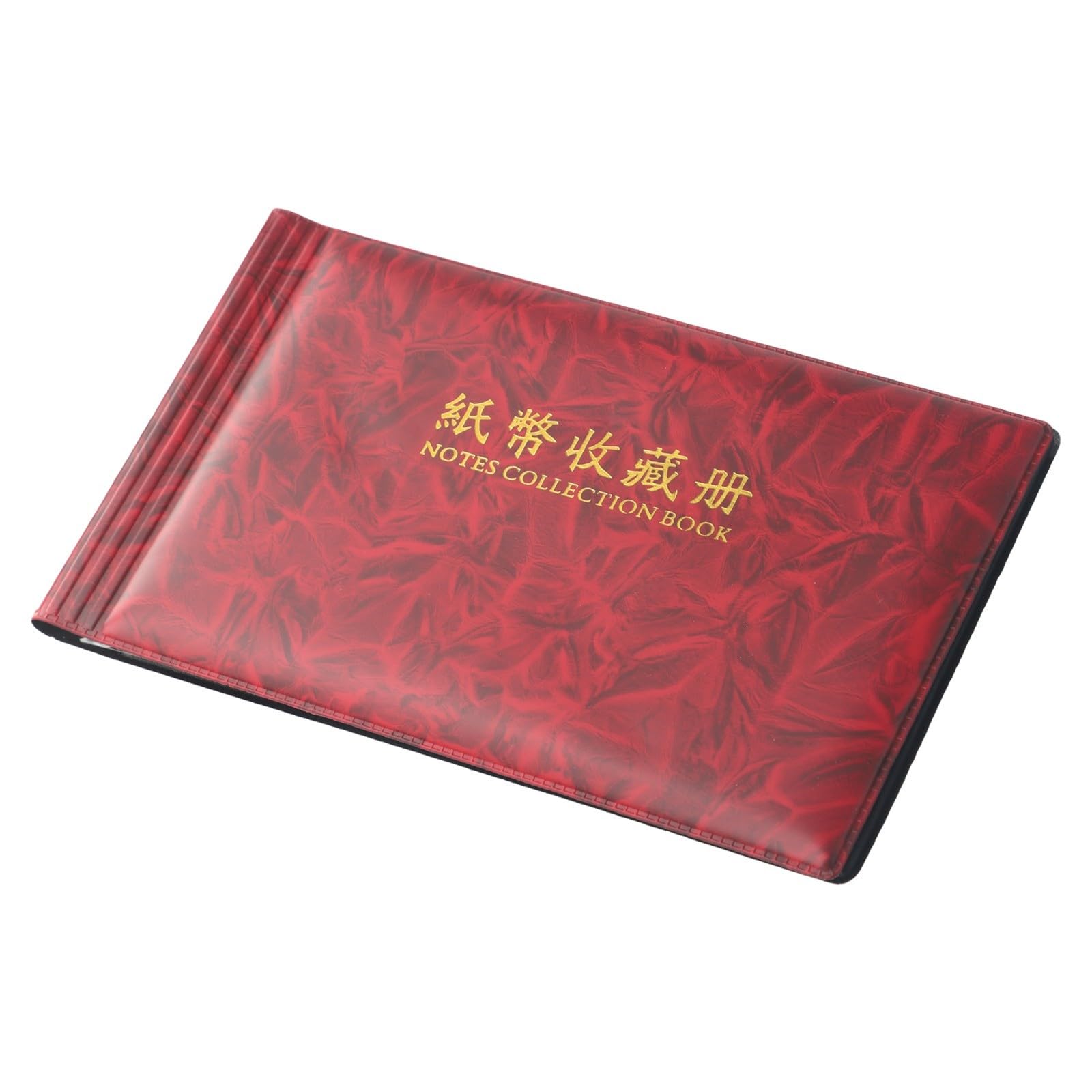 Album per collezione banconote con 20 pagine in PVC, tascabile, portatile, in similpelle, per esporre banconote e banconote