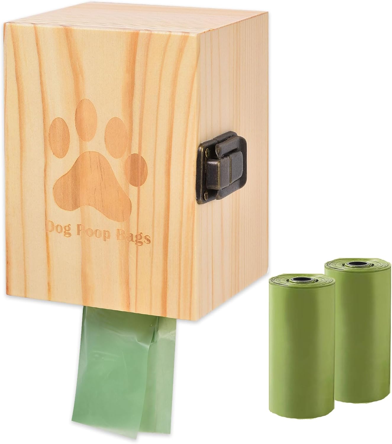 Outdoor Dog Poop Bag Dispenser Holder Wall Mount Dog Poop Station Pet