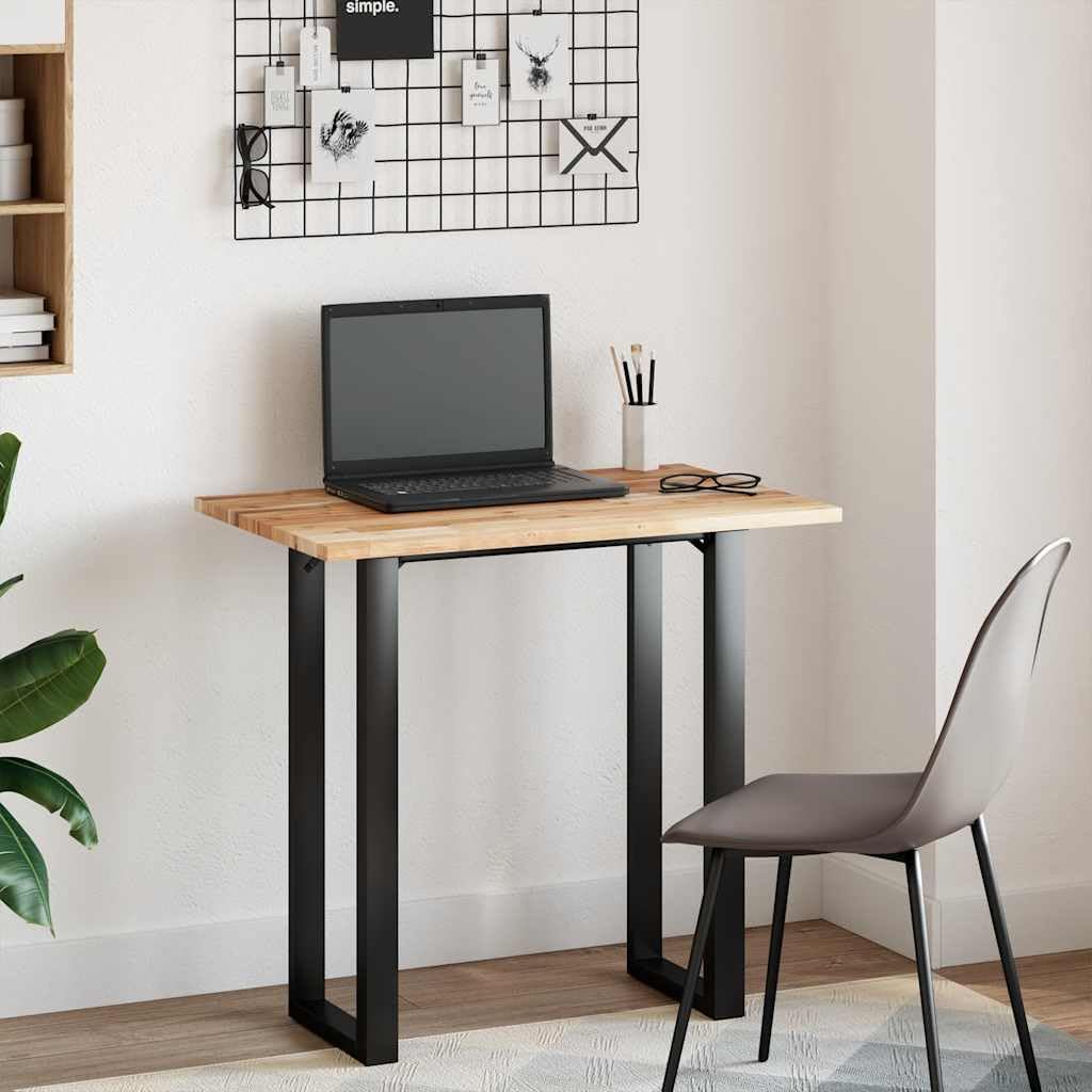 Mesa rectangular de madera de acacia maciza, 60 x 50 x 2 cm, sin tratar y fácil de limpiar, ideal para mesas de comedor, mesas de café o mesas de café en salas de estar y negocios.
