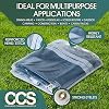 CCS Waterproof Clear PVC Tarp Cover – Extra Heavy Duty 20 Mil Tarpaulin with Rustproof Brass Grommets - Multi Purpose for Porch, Patio, Deck, Equipment & Outdoor Use (8x12 Ft) #3