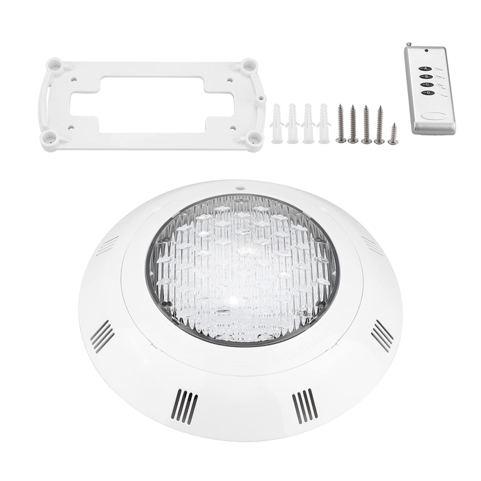 La Piscine 30W LED RGB Allume la Lampe de Piscine sous-Marine étanche Multicolore avec télécommande pour Fontaine d'étang