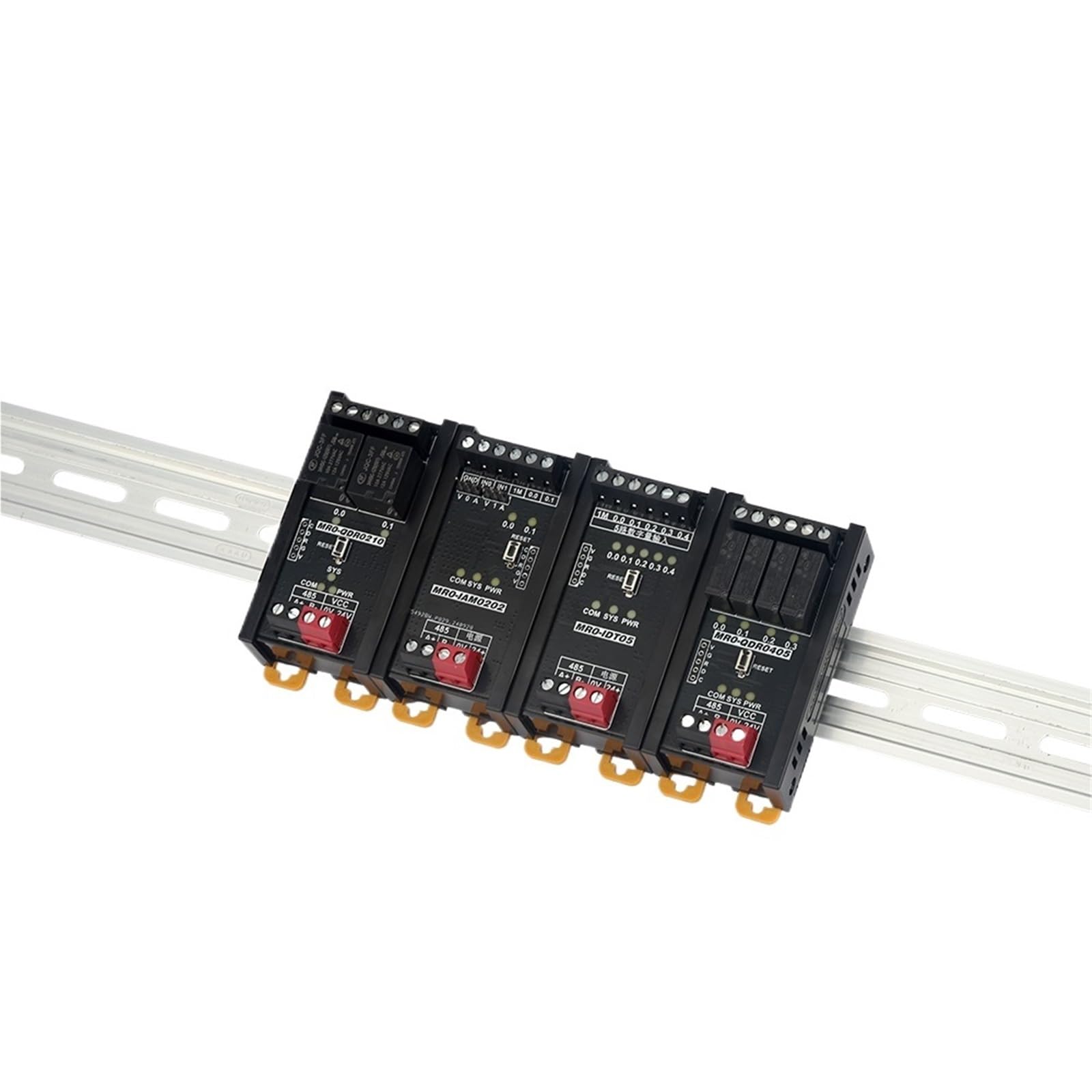 Modbus RTU Remote IO Acquisition Analog Switch Module RS485 Relay Transistor Serial Digital Analog Output Temperature(MR0-IOR08)