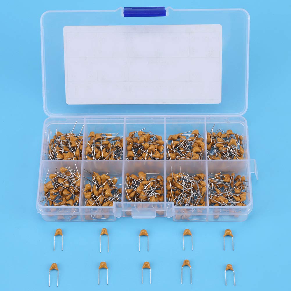 Kit De Condensadores Cerámicos De 2 Kv, 10 Valores 102k-821k