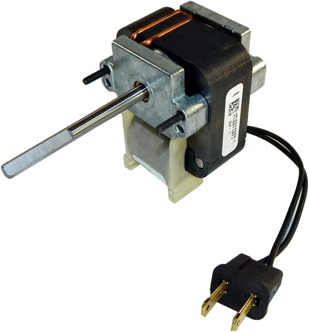 Fasco K612 C Frame Open K Line Shaded Pole OEM Replacement Electric Motor with Sleeve Bearing, 1/65HP, 3000rpm, 115VAC, 60Hz, 0.73 amps, For Vent Fan