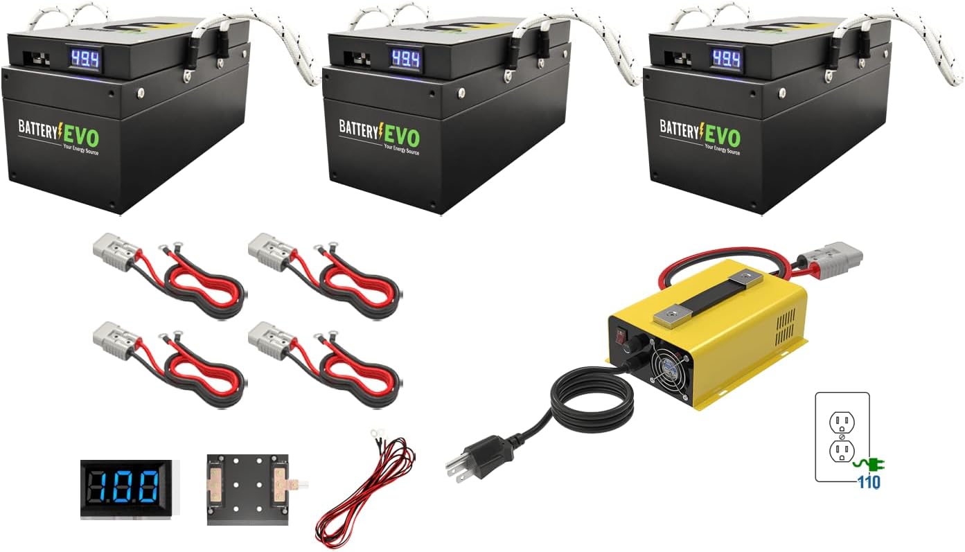 Amazon com: Battery Evo 48V Badger 3X Kit 141Ah 6 3 kWh : Sports Outdoors