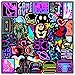 Aufkleber 100 Stück Neon Aufkleber Sticker Set Wasserdicht Vinyl Stickers Neon Aesthetic Decals Aufkleber Set für Auto Motorräder Fahrrad Skateboard Snowboard Gepäck Laptop Aufkleber und mehr