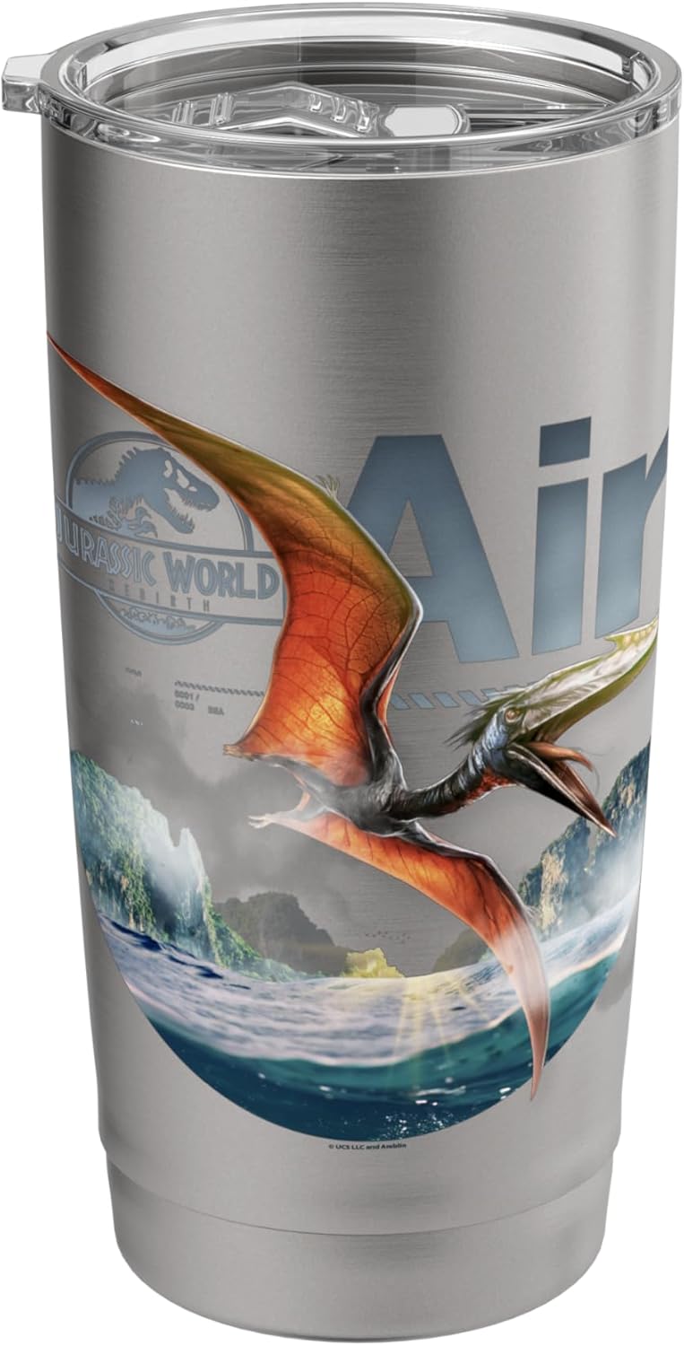 Jurassic World Rebirth Quetzalcoatlus Air Dinosaur Stainless Steel Insulated Tumbler