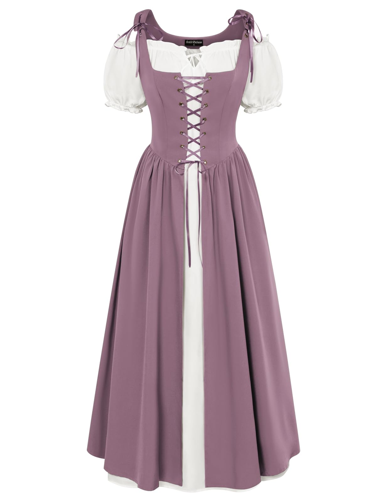 Scarlet Darkness Renaissance Dress