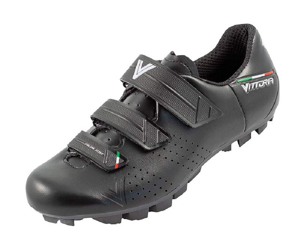 Vittoria Rapide MTB Cycling Shoes (Black, EU 38)