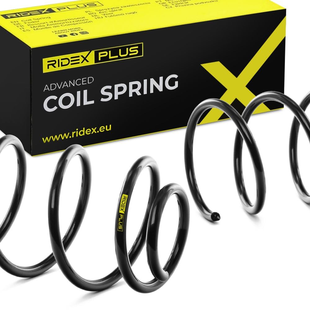 RIDEX PLUS 188C0044P 2x Ressort de suspension Arrière Compatible avec PEUGEOT 307 3/5 portes 3A/C