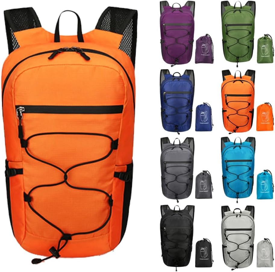 TMR.BREATH G 재난 대비 야외 접이식 배낭, 소형, 초경량, 5.6 온스 (163g), 여행, 다중 포켓, 내구성, 대용량 TMR.BREATH G 재난 대비 야외 접이식 배낭, 소형, 초경량, 5.6 온스 (163g), 여행, 다중 포켓, 내구성, 대용량