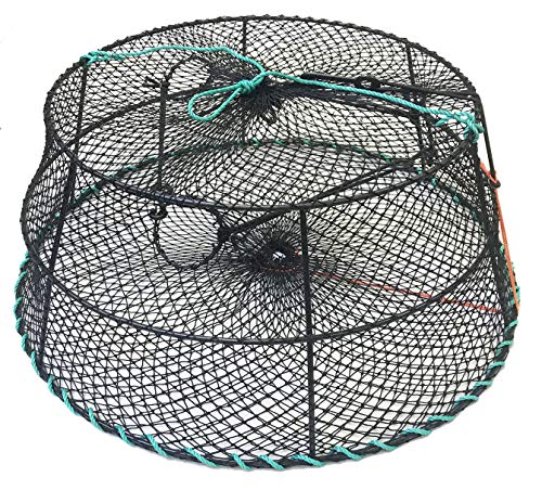 KUFA Sports Prawn Tap Shrimp Pot (Vinyl Coated Prawn Trap(30"x20"x12"H; Mesh:1-1/8"))
