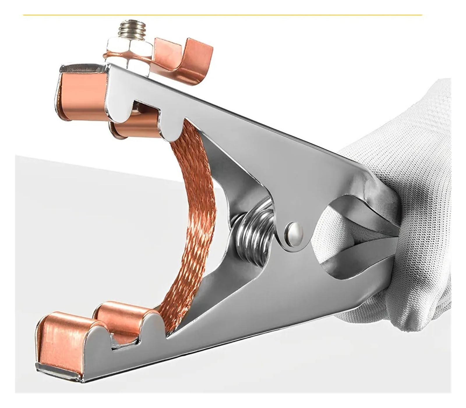 Pinza de masa para soldadura de 300A a 1000A para equipos de soldar y cortadoras