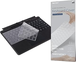 Digi-Tatoo Keyboard Cover Protector for Surface Pro Signature Keyboard (Surface Pro 9 / 8 / X Compatible) - US English Layout, Ultra Thin, Protective High Transparency TPU Keyboard Cover Skin Film
